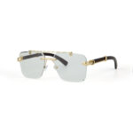 Indoor and Outdoor Luxury Rimless Sunglasses