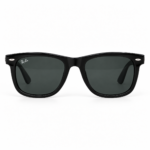 Black Wayfarer Sunglasses with Silver Rivets