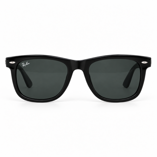 Front-Facing Black Wayfarer Sunglasses (1)